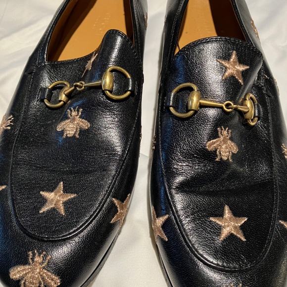 Gucci Bee and Star loafers 39.5 - Picture 4 of 8